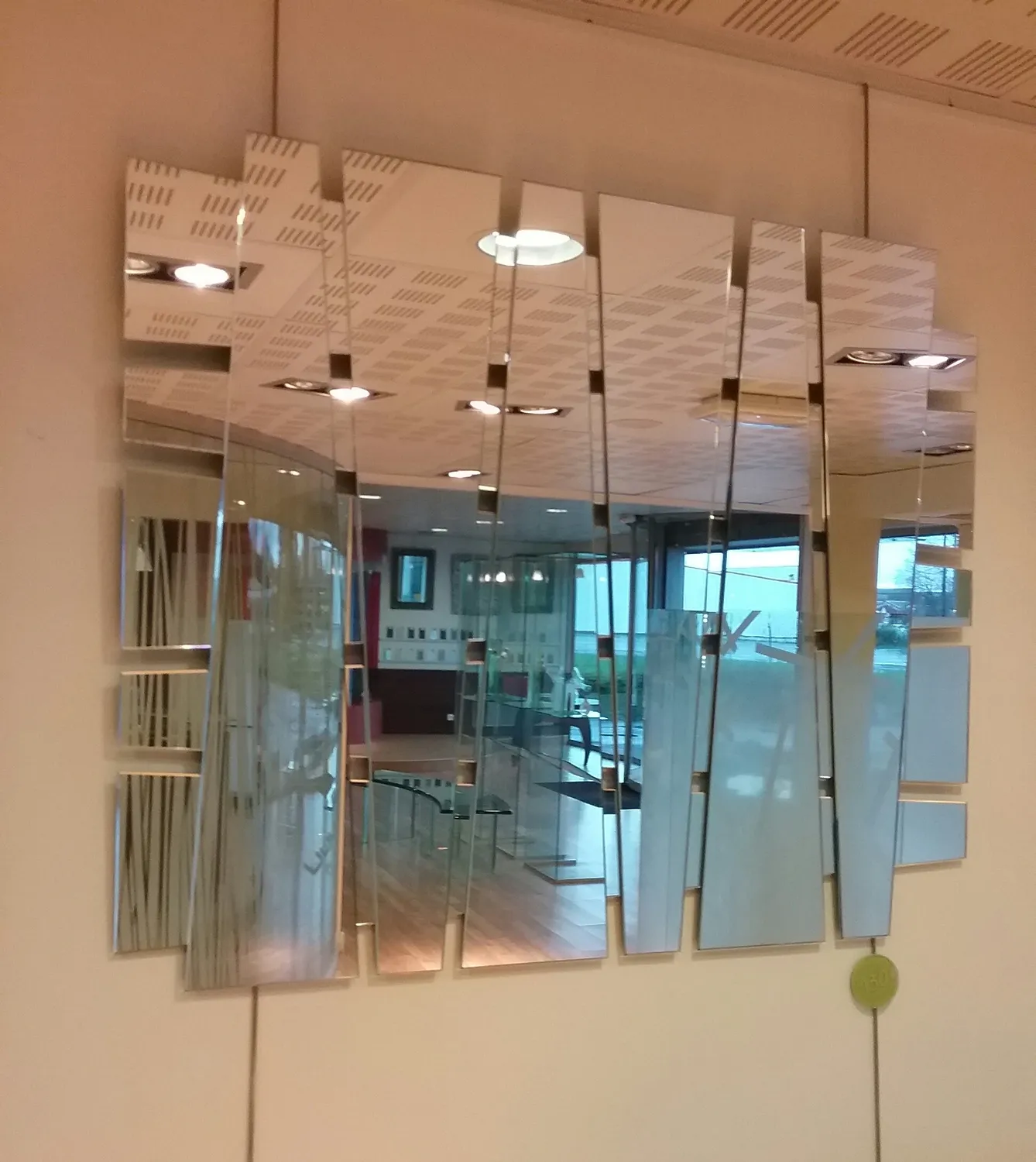 miroir sur mesure vitre