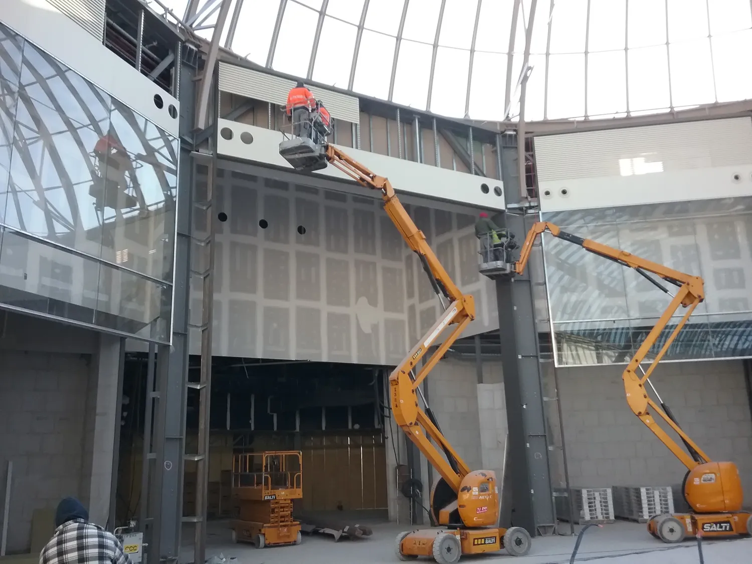 vitrine de magasin ernee