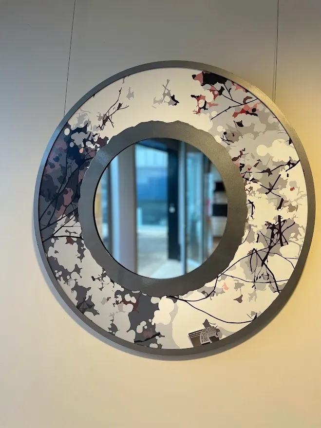 vitrine de magasin vitre